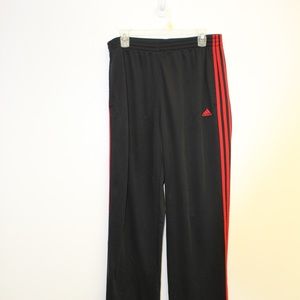 Adidas Red and Black Sweatpants XL mens